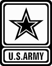 Image result for us army logo black and white