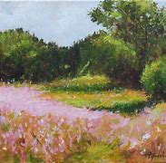 Image result for Pink Landscape Art