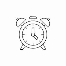 Image result for Alarm Clock Drawing