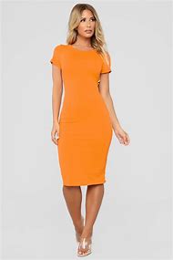Image result for Fashion Nova Orange Dress