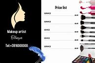 Image result for Makeup Artist Price List