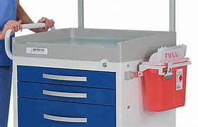 Image result for Sharps Container Bracket Holder for Med Cart