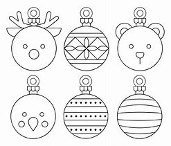Image result for Free Printable Paper Christmas Ornaments