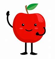 Image result for Cute Cartoon Res Apple's