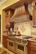 Image result for Kitchen with Copper Range Hood