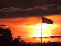 Image result for United States Flag Sunset
