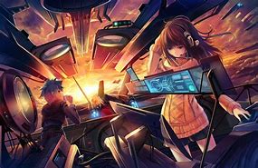 Image result for Robot Anime Warrior Girl