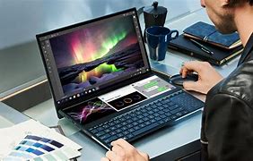 Image result for Dual Touch Screen Laptop