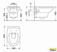 Image result for Gala Loa Toilet Dimensions Drawing