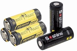 Image result for 26650 Battery Specs