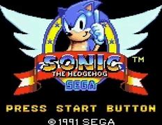 Image result for 1 Game Gear Sonic SMS