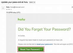 Image result for Hulu Forgot Password