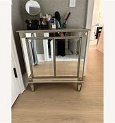 Image result for Z Gallerie Mirrored Cabinet