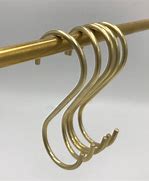Image result for Solid Brass S Hooks 90 Degree