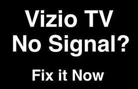 Image result for No Signal Box Visio TV