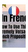 Image result for IL Y a in French