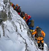 Image result for Hundreds Climb Mount Everest