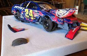 Image result for Nascar Diecast Cars Wrecked