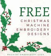 Image result for Christmas Machine Embroidery Designs