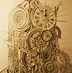 Image result for Steampunk Clock Art Drawing