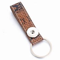 Image result for Leather Snap Keychain
