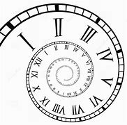 Image result for Spiral Clock Outline