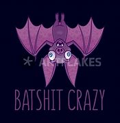Image result for Crazy Eyed Cartoon Bat