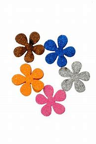 Image result for Flower Shaped Sparkly Stickers