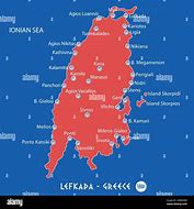 Image result for Lefkada Island Greece Map