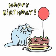 Image result for Funny Cat Birthday Clip Art