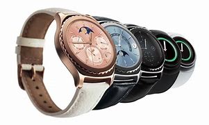 Image result for Samsung Gear Classic Gold Smartwatch
