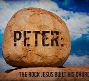 Image result for Jesus Peter Rock