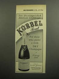 Image result for Korbel Champagne Ad