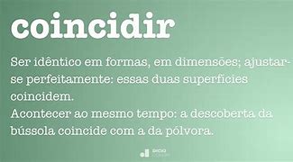 Image result for coincidir