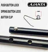 Image result for Push Button Spring Snap Clip Locking Tube Pin