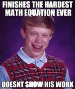 Image result for Equation Meme