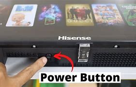 Image result for Power Buttonon the Hisense Rouku TV