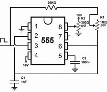 Image result for 555 Adjustable Timer Circuit