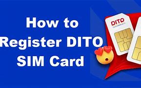 Image result for Register Dito Sim