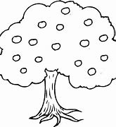 Image result for Apple Tree Cartoon Black and White