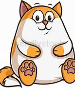 Image result for A Fat Cat Clip Art