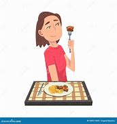 Image result for Eating at a Table with a Tablecloth Clip Art