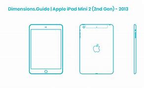 Image result for Screen Size of an iPad Mini 2 Measurements