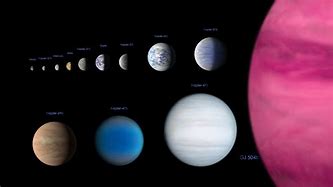 Image result for Exoplanet Size Comparison