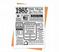 Image result for The Year You Were Born Free Printable