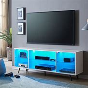 Image result for TV Stand with Shelf Simple