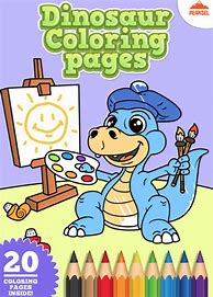 Image result for Dinosaur Coloring Books for Kids