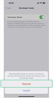 Image result for iOS Developer Mode iOS 17