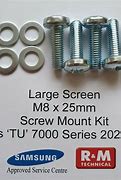 Image result for Samsung Tu7000 Wall Mount Kit