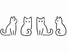 Image result for Minimalist Cat Drawing